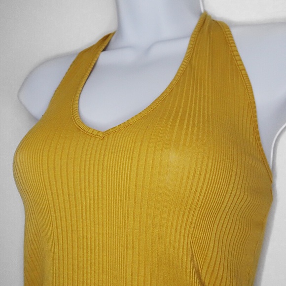 Popular 21 | NWOT* Mustard Halter Top - Picture 2 of 5